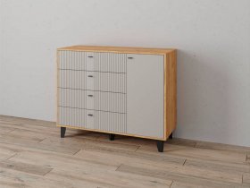 Комод «Катрин-13» (дуб крафт золотой/сантьяго софт) в Артёмовске - artyomovsk.mebel-nsk.ru | фото