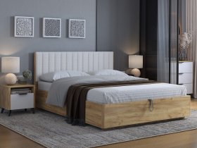 Кровать двуспальная 1,6м Юлия в Артёмовске - artyomovsk.mebel-nsk.ru | фото