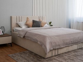 Кровать двуспальная 1,8м с подъем. мех. Леванте в Артёмовске - artyomovsk.mebel-nsk.ru | фото