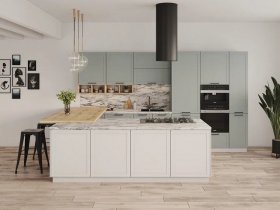 Модульная кухня Перо 3,4м (оазис) в Артёмовске - artyomovsk.mebel-nsk.ru | фото