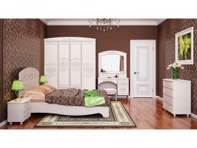 Модульная спальня Каролина в Артёмовске - artyomovsk.mebel-nsk.ru | фото